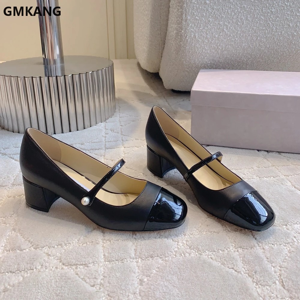 Classic Mary Jane Platform Sho - Leather Classic Strap 评论和价格