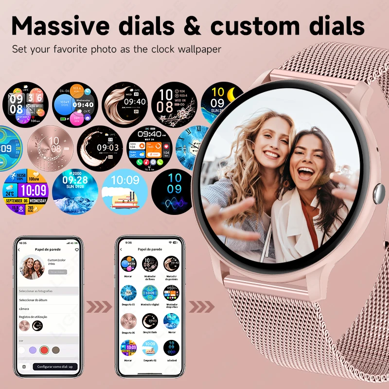 LIGE Bluetooth Call Smart Watc - Smartwatch Custom 评论和价格