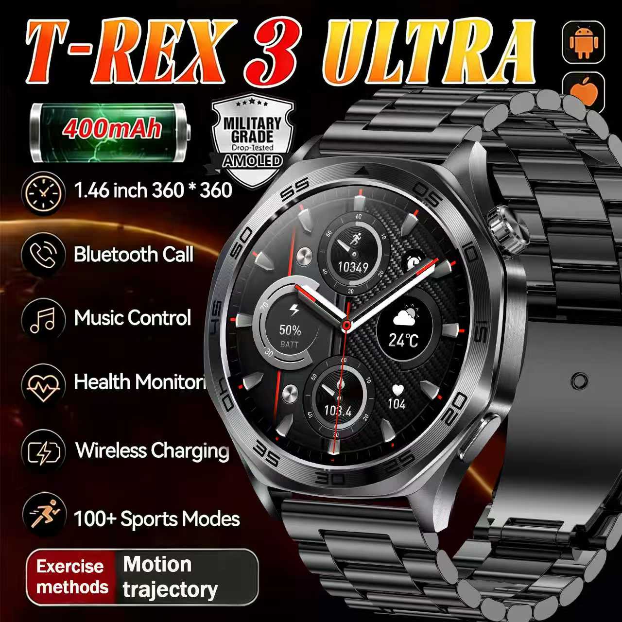 2026 Men Smart Watch 1.46inch  - Smartwatch Custom 评论和价格