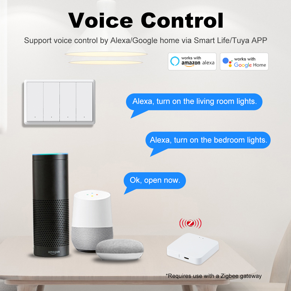 MANHOT ZigBee3.0 Smart Switch  - Smart Accessories 评论和价格